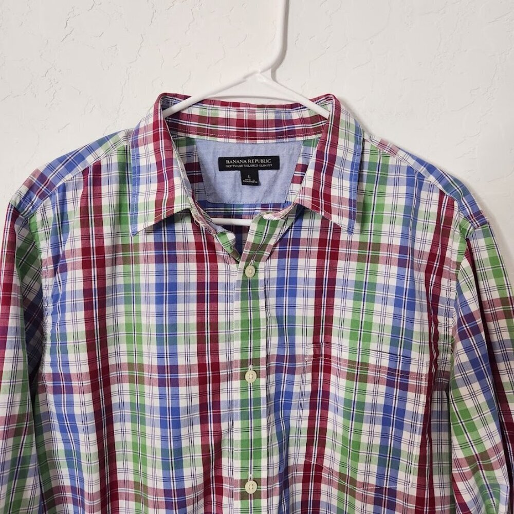 Banana Republic Men's Long Sleeve Button-down Shirt Size Large - Picture 2 of 6